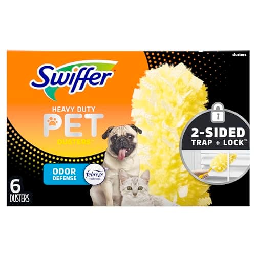 Swiffer Dusters, Pet Heavy Duty Refills with Febreze Odor Defense, 6 ...