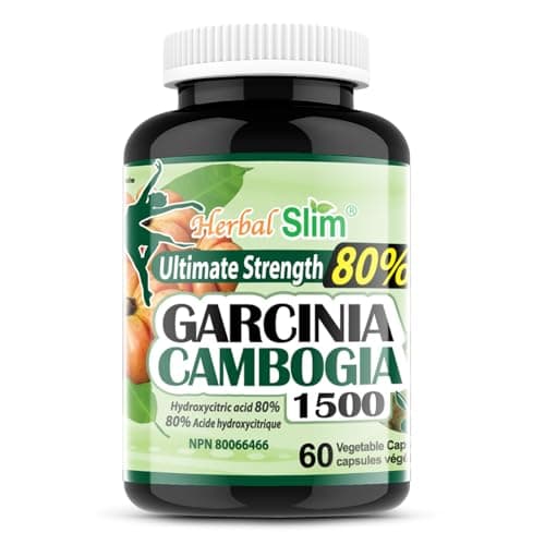 100% Pure Garcinia Cambogia Extract – 80% Natural HCA 1400mg per ...