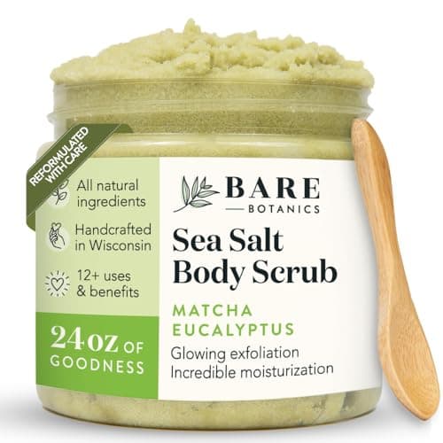 Amazon.com: Bare Botanics Coconut Arabica Coffee Scrub | Includes a ...