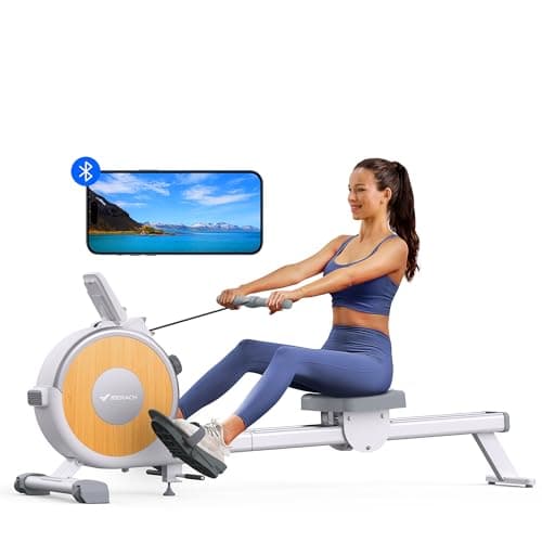 Merax Foldable Magnetic Rower Rowing Machine with 8 Resistance for ...