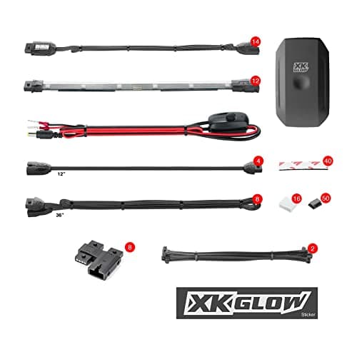 XK Glow XKchrome App Control Motorcycle LED Light Kit