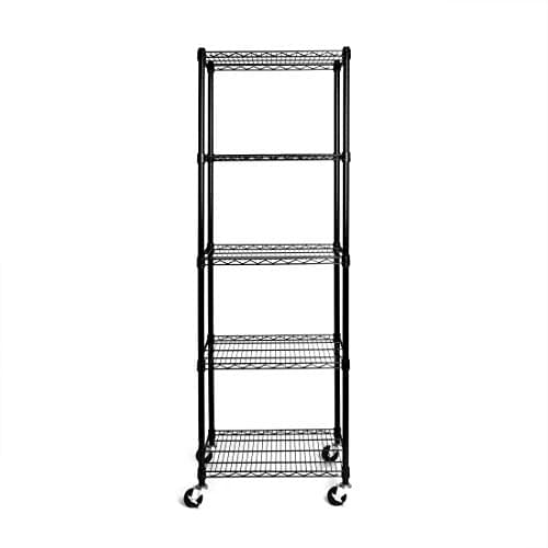 Seville Classics UltraDurable 5-Tier Steel Wire Shelving