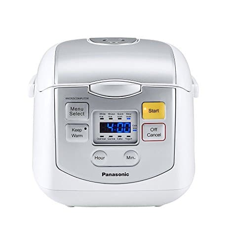 Amazon.com: Panasonic 5 Cup (Uncooked) Rice Cooker with Fuzzy Logic and ...