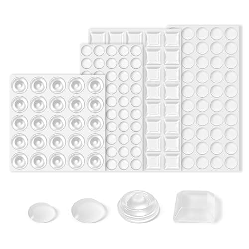 164Pcs Clear Picture Frame Bumpers, Self Adhesive Cabinet Door Bumper ...