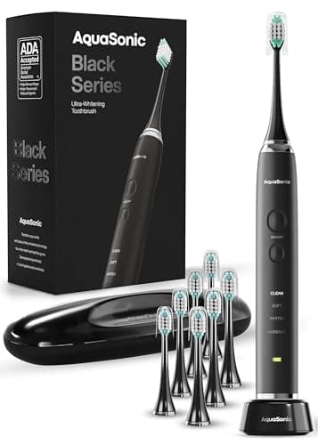 Black Series Sonic Whitening Toothbrush/ADA Accepted – AquaSonic