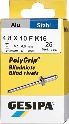 Mastercraft 3/16-in Medium Aluminum Blind / Pop Rivets, 50-pk, Assorted ...