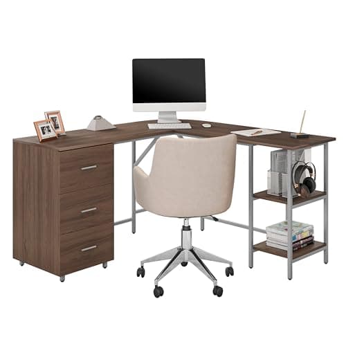 Techni Mobili Folding Desk with Storage