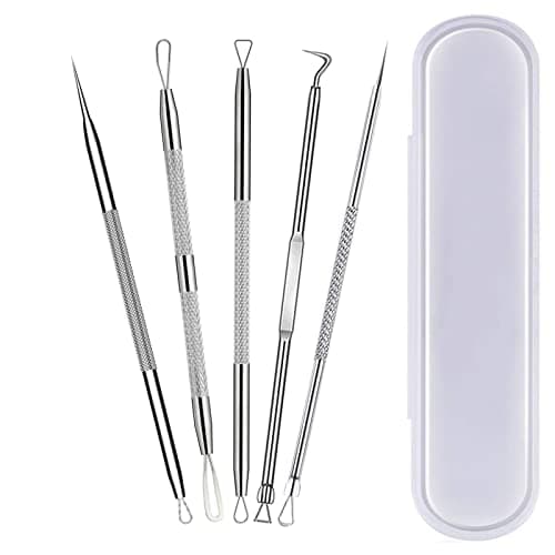 Blackhead Remover Kit,Blackhead Comedone Extractor Tool, 4-Piece Set ...