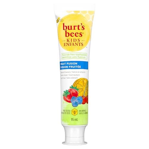 Kids Toothpaste, Natural Flavor, Fluoride Free, Bubble Bee ...