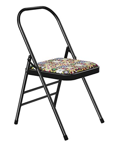 California Wellness Backless Yoga Chair with Yoga Book | Portable ...