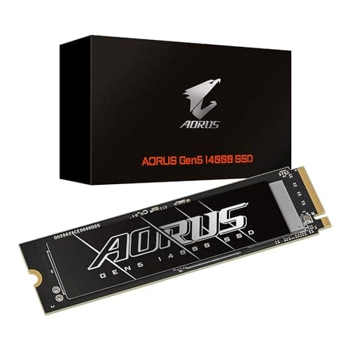 GIGABYTE AORUS Gen5 10000 SSD 1TB PCIe 5.0 NVMe M.2 Internal Solid ...