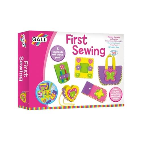 Amazon.com: Galt Toys, First Sewing Kit for Kids, Learn to Sew DIY ...
