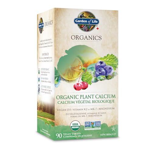 Garden of Life mykind Organic Plant Calcium 180 Vegan Tablets