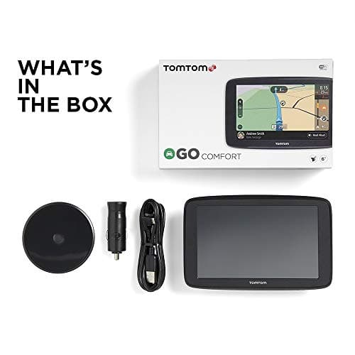 TomTom Go Comfort 6 Inch GPS Navigation Device with Updates via Wi-Fi ...