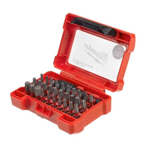 Milwaukee 1/4"HEX; SHOCKWAVE IMPACT DUTY DRIVER TORX BIT SET (32PC ...