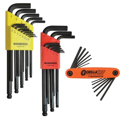 Bondhus Gorilla Grip Fold-Up Hex and Torx Set
