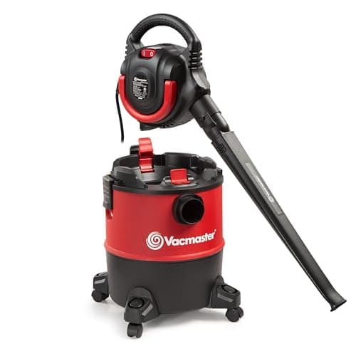 Vacmaster VBV1210, 12-Gallon* 5 Peak HP** Wet/Dry Shop Vacuum with ...