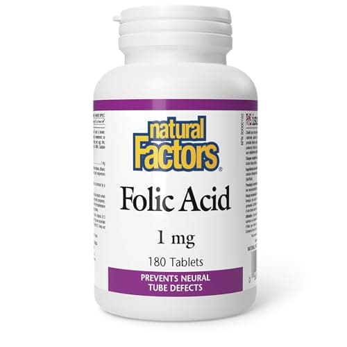 Folic Acid 1000 mcg | Natural Factors USA