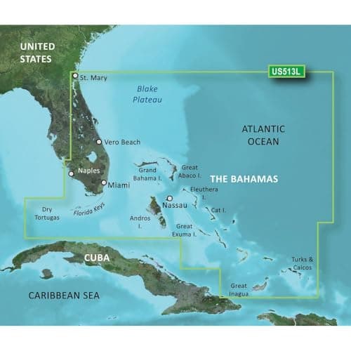 Garmin BlueChart g3/g3 Vision Marine Charts for UK, Europe and North ...