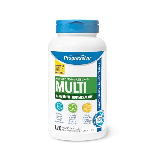 Amazon.com: Progressive MultiVitamin for Active Men - 120 Capsules ...