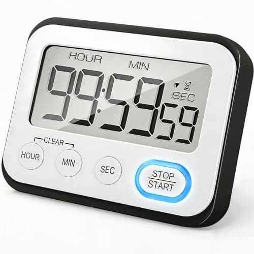 Digital Kitchen Timer Magnetic Loud Alar…