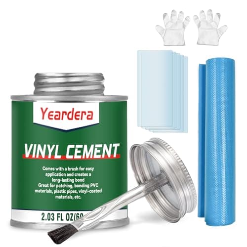 HH-66 PVC Vinyl Cement Glue, 16-Ounce with Brush for Plastic Repairs ...