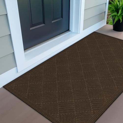 Apache Mills Textures Crosshatch Entrance Mat