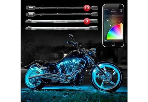XK Glow XKchrome kit d éclairage LED pour moto commandé par application
