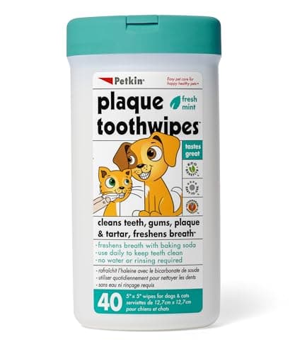 Buy PETKIN Toothwipes For Dogs And Cats | Ithinkpets.com