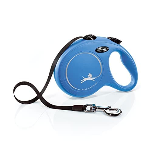 flexi New Classic Retractable Tape Dog Leash size: Small - 16 Ft, Black ...