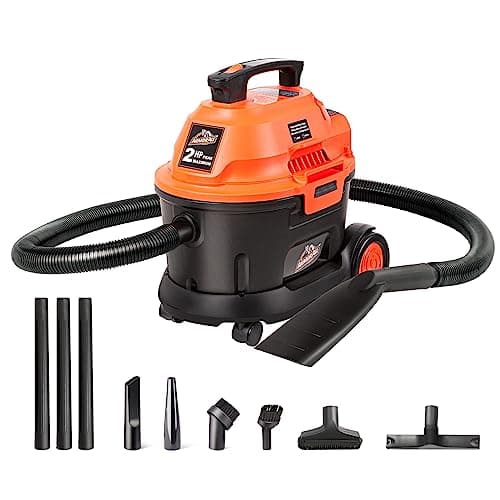 Armor All AA255 2.5 Gallon 2 Peak HP Wet/Dry Utility Shop Vacuum