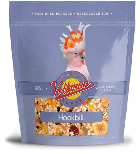 NEW Volkman Avian Science Super Parakeet Bird Food Mix, 4lbs, Balanced ...