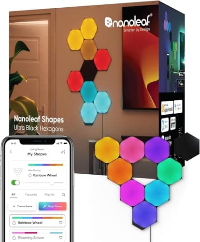 Nanoleaf Shapes - Ultra Black Triangles Starter Kit (9 Panels)