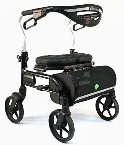 Evolution Trillium Walker (Rollator), Tall, Carbon Black