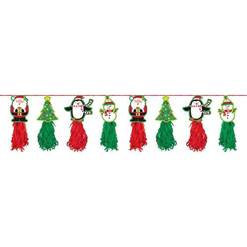 AMSCAN - White Paper Decorating Kit - (Includes 1 Tassel Garland, 4 ...