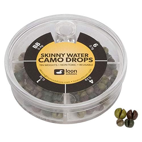 Loon Outdoors Tin Drops 6 Division Split Shot Sinkers - Fishing