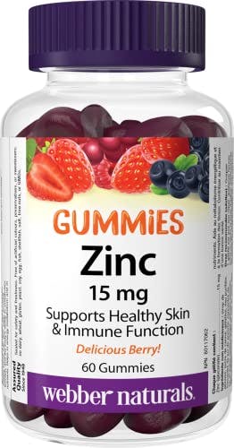 Webber Naturals Zinc Gluconate 50mg 200 Tablets