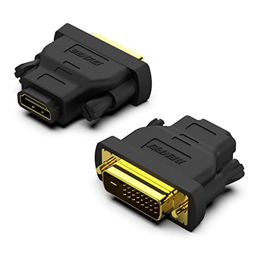 HDMI to DVI Adapter, BENFEI HDMI to DVI-D DVI Bidirectional Converter ...