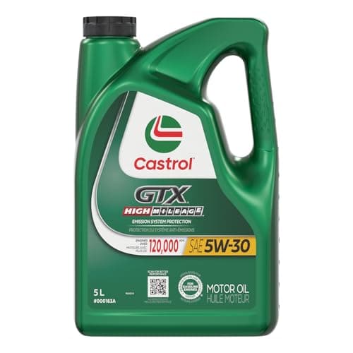 Huile moteur mélange synthétique Castrol GTX High Mileage