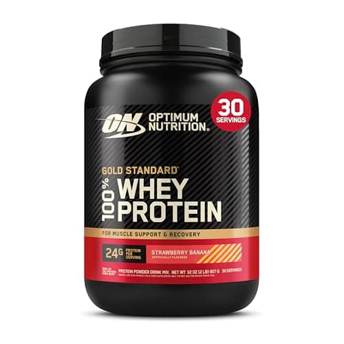 Optimum Nutrition Gold Standard 100% Whey Protein Strawberry 4.8 lbs ...