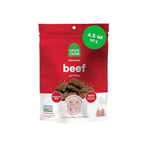 Open Farm Dehydrated Beef Dog Treats