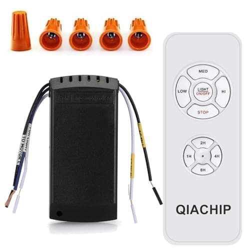 Discover the QIACHIP Upgraded WiFi Universal Ceiling Fan Light Remote ...