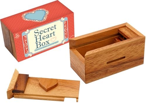 Amazon.com: BSIRI Ziggurat Chest- Secret Box Brain Teaser Wooden Puzzle ...