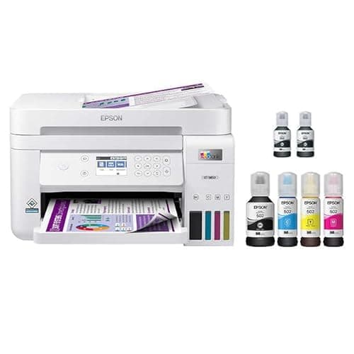 EcoTank ET-3850 Wireless Color All-in-One Cartridge-Free Supertank ...