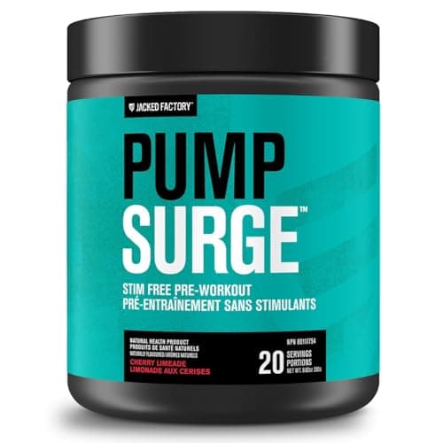 Amazon.com: Jacked Factory Pumpsurge Caffeine Free Pre Workout for ...