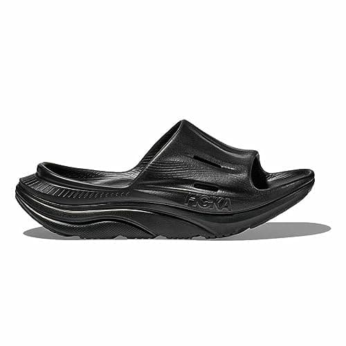 Black HOKA One One Ora Recovery Slides 3 | SVD