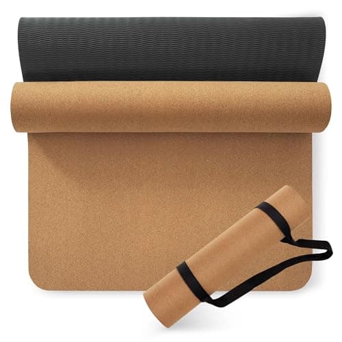 Everyday Yoga Cork Yoga Mat 68 Inch 5mm | Cork yoga mat, Yoga mat ...
