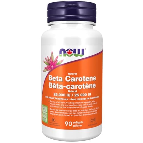 NOW Foods Natural Beta-Carotene 25,000 IU