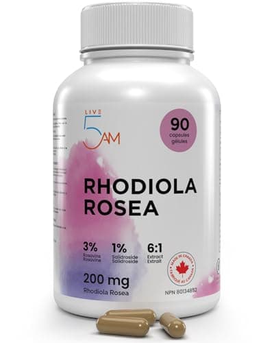 Gaia Herbs Rhodiola Rosea Root Extract - Stress Support Supplement, 120 ...