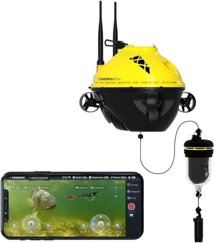 Chasing F1 Pro Fish Finder Underwater …